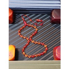 Anemore Collection Ateş Kehribar Tesbih Muhammed Tacir Usta Yapımı