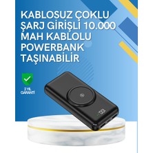 Zero Land Mtxdpn Iphone ve Android Uyumlu 10000MAH Powerbank – Hem Kablolu Hem Kablosuz