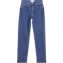 Calvin Klein Kadın Mavi Calvin Klein Authentıc Slım Straı Kadın Mavi Kot Pantolon