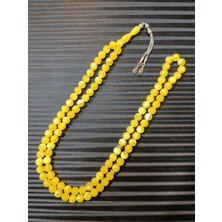 Anemore Collection 99'lu Beyrut Toz Kehribar Tesbih Özel Yapım