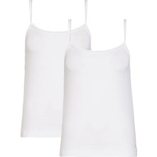 Calvin Klein Kadın Beyaz Calvin Klein Camısole 2pk Kadın Beyaz T-Shirt