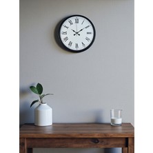 SHC4200 Zentime 36 cm Siyah Dekoratif Duvar Saati