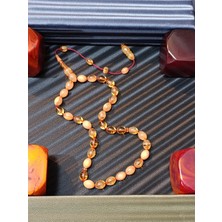 Anemore Collection Ateş Kehribar Tesbih Muhammed Tacir Usta Yapımı