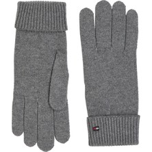 Tommy Hilfiger Kadın Gri Tommy Hilfiger Essentıal Flag Glove Kadın Gri Eldiven
