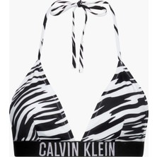 Calvin Klein Kadın Siyah Calvin Klein Fıxed Trıangle-Rp-Pr Kadın Siyah Bikini Üstü