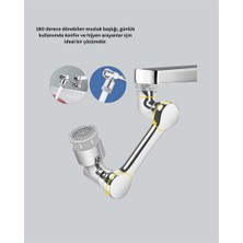 Zero Land Csmo-tex 1080° Dönebilen Püskürtme Filtreli Musluk Başlığı Su Tasarruflu