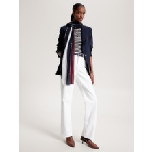 Tommy Hilfiger Kadın Kırmızı Tommy Hilfiger Essentıal Flag Modal Kadın Kırmızı Atkı