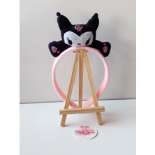 Sweet Twins Accessories Kuromi Siyah Peluş Kız Çocuk Tacı