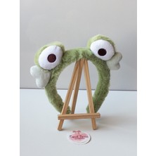 Sweet Twins Accessories Kalpli Kurbağa Gözlü Peluş Kız Çocuk Tacı