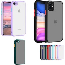 iPhone 12 Pro Max - Kılıf Huks Tam Korumalı Silikon Kılıf Kapak (Renkli)