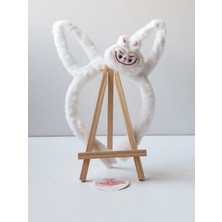 Sweet Twins Accessories Labubu Tavşan Kulaklı Peluş Kız Çocuk Tacı