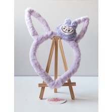 Sweet Twins Accessories Labubu Tavşan Kulaklı Peluş Kız Çocuk Tacı