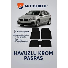 Bmw 2 Gran Tourer Serisi Tüm Modeller Ile Uyumlu Universal Derin Havuzlu Paspas Krom Karbon