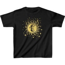 Giyim Center Çocuk Unisex Baskılı T-Shirt - Siyah