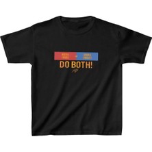 Giyim Center Unisex Çocuk Baskılı T-Shirt - Siyah