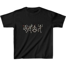 Giyim Center Unisex Çocuk Baskılı T-Shirt - Siyah