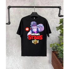 Giyim Center Unisex Bisiklet Yaka Kısa Kol Baskılı Çocuk T-Shirt - Siyah