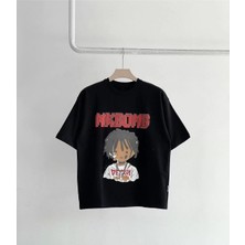 Giyim Center Unisex Çocuk Baskılı T-Shirt - Siyah