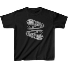 Giyim Center Unisex Çocuk Baskılı T-Shirt - Siyah