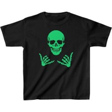 Giyim Center Unisex Çocuk Baskılı T-Shirt - Siyah