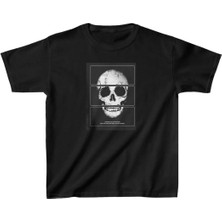 Giyim Center Unisex Çocuk Baskılı T-Shirt - Siyah