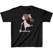 Giyim Center Unisex Çocuk Baskılı T-Shirt - Siyah