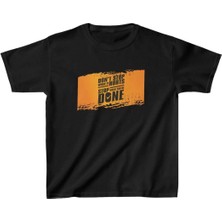 Giyim Center Unisex Çocuk Baskılı T-Shirt - Siyah