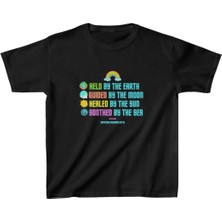 Giyim Center Unisex Çocuk Baskılı T-Shirt - Siyah