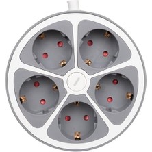 Starseven Vea VE-G605Y 5'li Anahtarlı 1.5 Metre Grup Priz