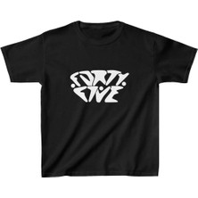 Giyim Center Unisex Çocuk Baskılı T-Shirt - Siyah