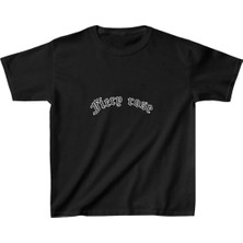 Giyim Center Çocuk Unisex Baskılı T-Shirt - Siyah