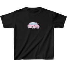 Giyim Center Unisex Çocuk Baskılı T-Shirt - Siyah