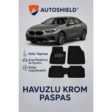 Bmw 2 Gran Coupe Serisi Tüm Modeller Ile Uyumlu Universal Derin Havuzlu Paspas Krom Karbon