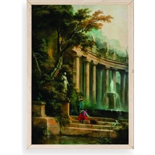 Yapraklar Ahşap Çerçeveli Tablo