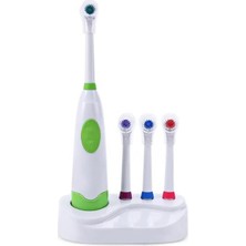 G-08 Dönen Başlıklı Pilli Diş Fırçası (3 Adet Yedek Başlık)