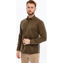 Citra Kaşe Oduncu Dokulu Uzun Kollu Erkek Gömlek