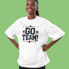 Tişört Kodu Go Team! Oversize Unisex Tişört