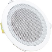 MV-6695 18 cm 6 Watt Beyaz Trafolu Metal Kasa Alçıpan Hoparlör