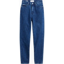 Calvin Klein Kadın Mavi Calvin Klein Mom Jean Kadın Mavi Kot Pantolon