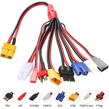 PM-24266 Htrc 8 In 1 Lipo Batarya Banana Şarj Kablo Seti