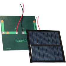 Starseven GP-18279 Solar Güneş Paneli 60X60MM 4.2V-0.6W (Öğrenciler Için)