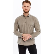 Citra Kaşe Oduncu Dokulu Uzun Kollu Erkek Gömlek