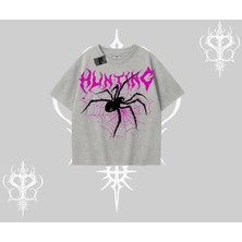 Beyaz Oversize Tişört Autumn Spider