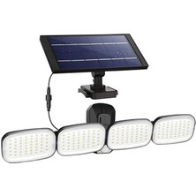 6 Volt - 3 Watt Solar Panelli Hareket Sensörlü 200 Smd Ledli Lamba PM-8048