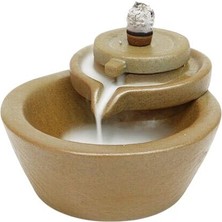 cosangroup Havuz Model Seramik Geri Akış Şelale Buhurdanlık – Konik Tütsü Uyumlu Dekoratif Tütsülük