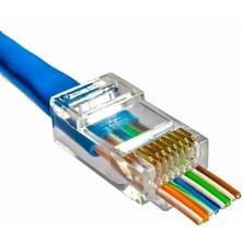 EZRJ45 Cat5-Cat6 Açık Uçlu Soket 8p-8c (100 Adet)