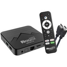 Magroid Infinty 64 GB HDD 4 GB Ram 5g Wifi Ses Komut Kumandalı Android Tv Box