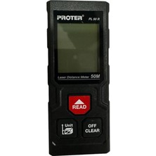 Şarjlı Lazer Mesafe Ölçer 50 Metre, Hassas ve Kolay Kullanım