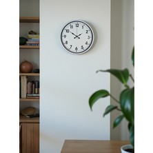 Anadolu Box Zentime 36 cm Beyaz Dekoratif Duvar Saati