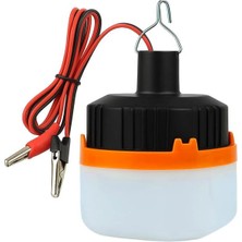 HT-A11 12 Volt Siyah LED Lamba Krokodil Maşalı Uçlu 21 Smd Ledli